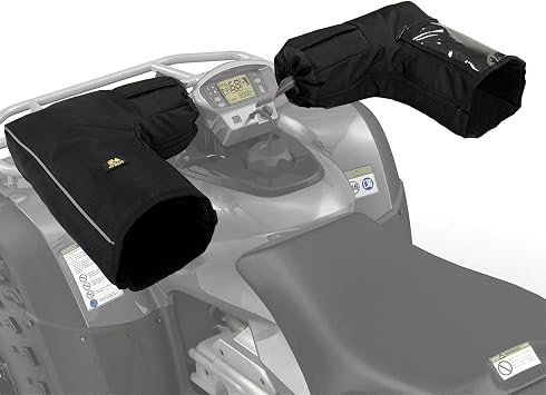 MYDAYS ATV Gloves, Motorcycle Handlebar Mittens with Touch-Friendly Bag, Windproof Warm Snowmobile Handlebar Compatible Gloves for FourTrax Grizzly Snowmobile Bicycle