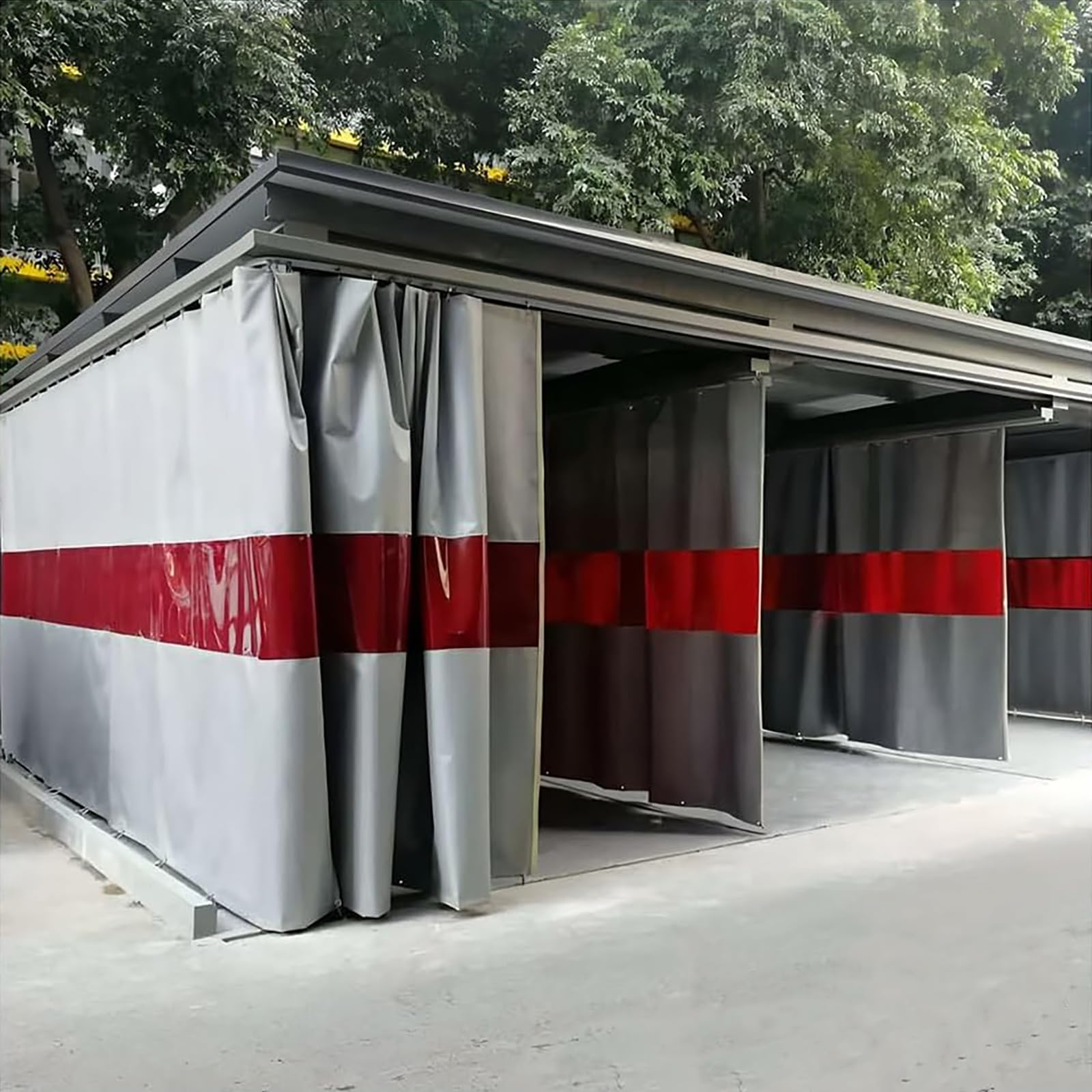 Przegroda do zasłon spawalniczych, mata ochronna z włókna szklanego, ognioodporna przegroda bezpieczeństwa do warsztatu, szlifowania i gorących miejsc pracy