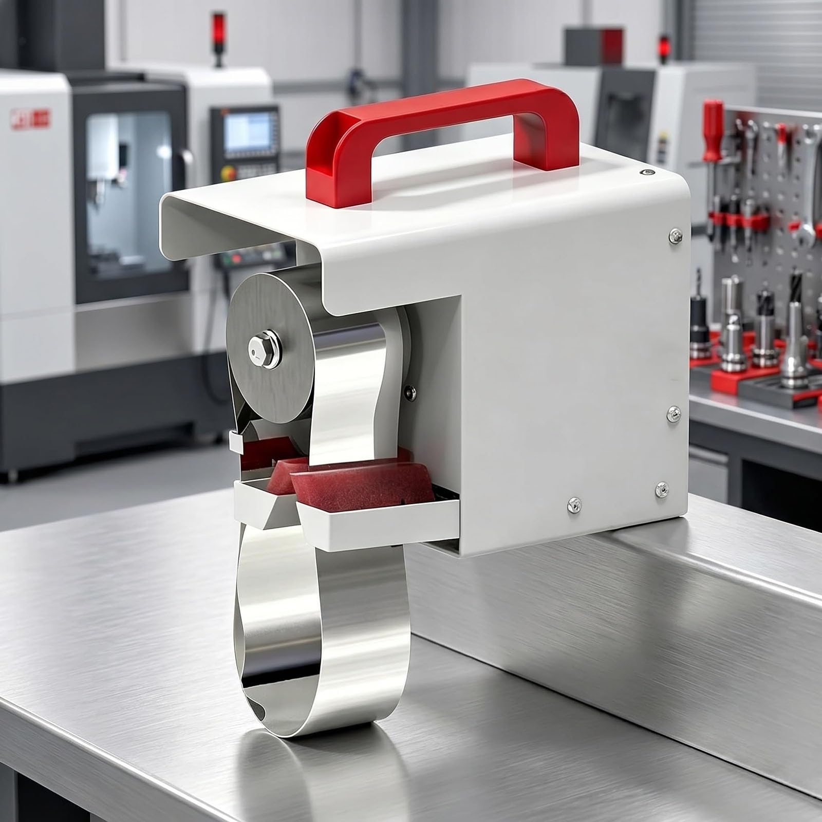 Skimmer De Aceite con Correa De Sumidero De Refrigerante Industrial, Máquina Separadora De Aceite Y Agua De Acero Inoxidable De 220 V para Equipos De Control Numérico, Sistemi Portátil