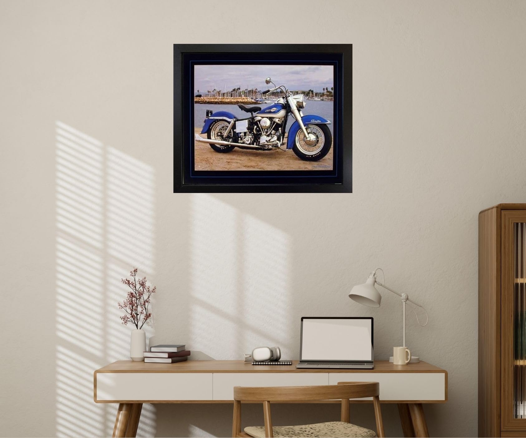 Amazon.co.jp: オートバイ 壁装飾 1965 ブルー パンヘッド ハーレー Amazon.co.jp: オートバイ 壁装飾 1965 ブルー パンヘッド ハーレー