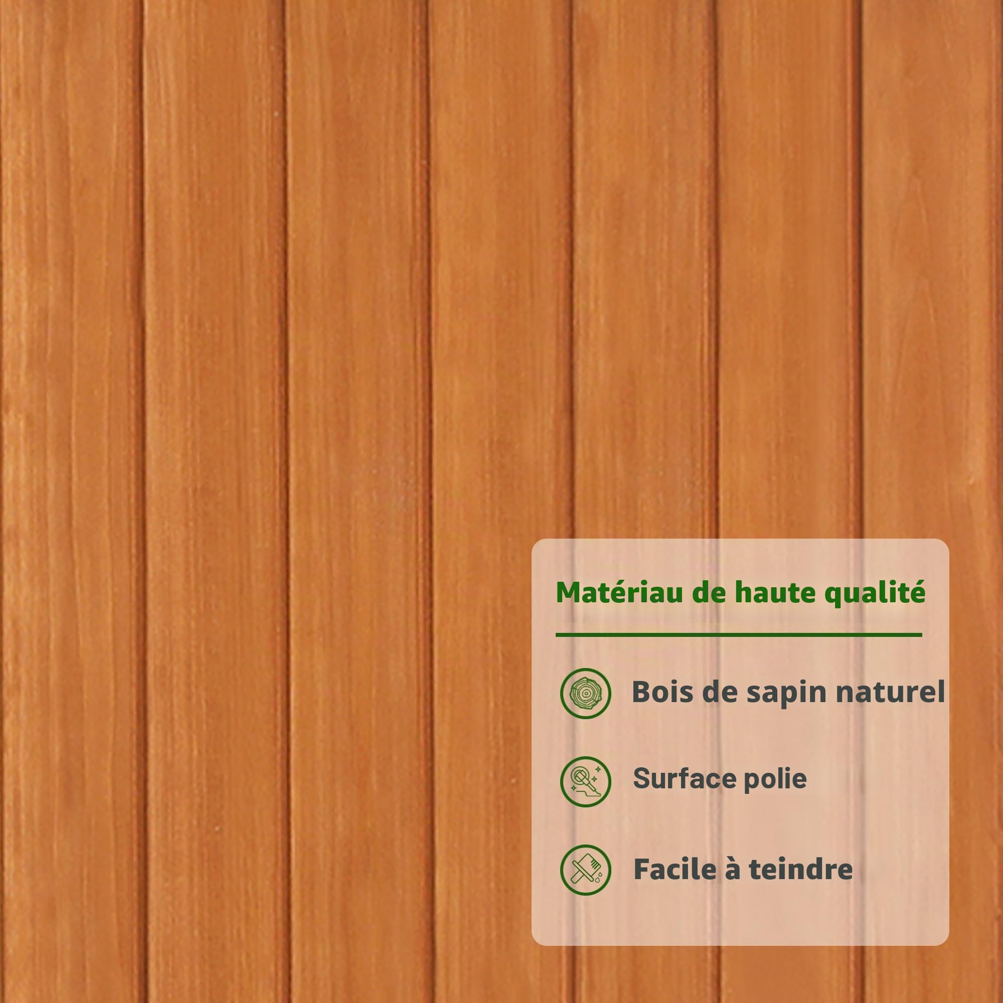 MCombo Armoire de Jardin Armoire d'extérieur Abri à Outils Bois