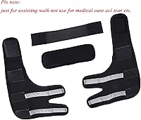 Vista 3 de SELMAI Soporte reflectante de hombro para perro, soporte de pierna frontal, protector de codo canino, envoltura de articulación de apoyo adicional