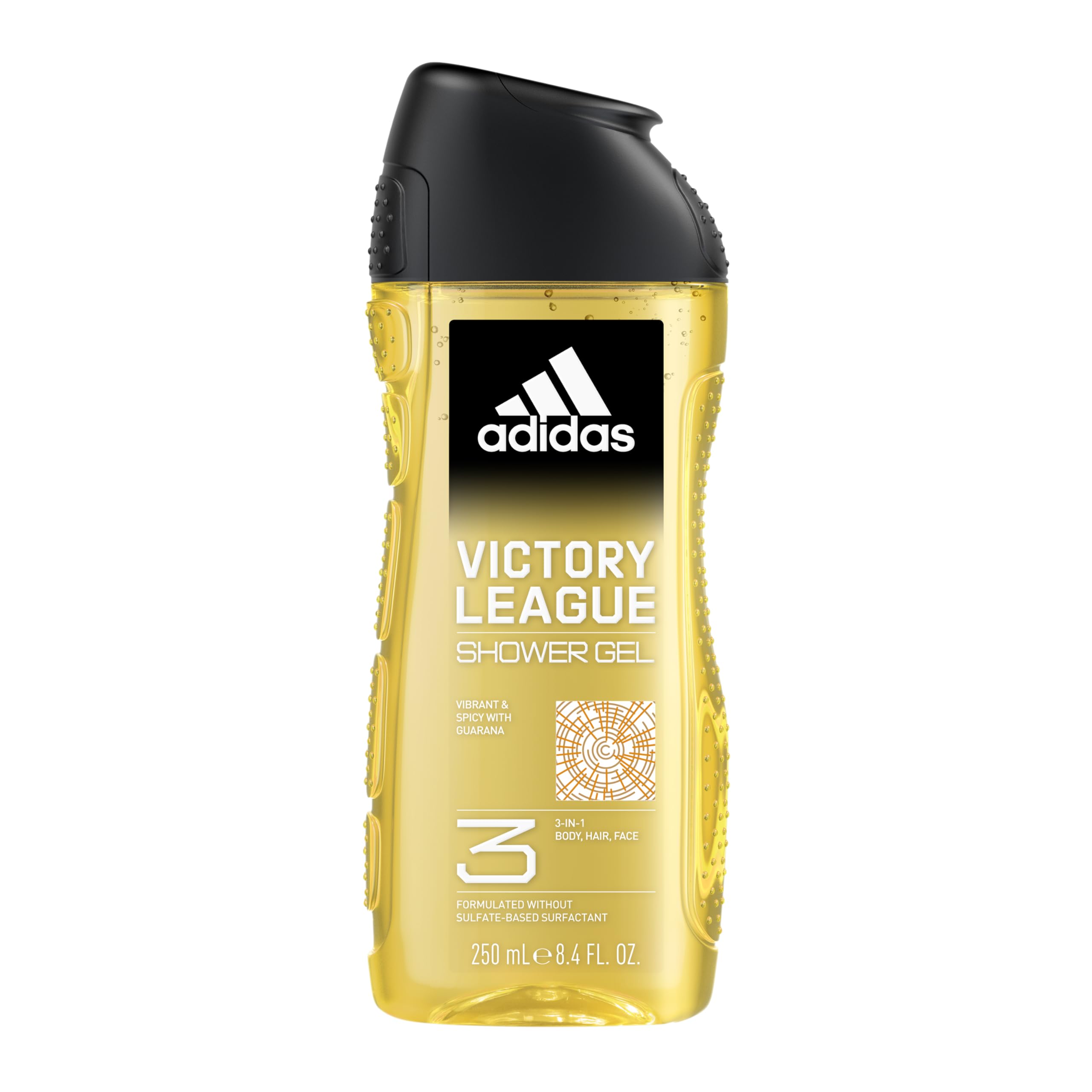 adidas, Cofanetto Regalo Victory League, Deodorante Spray per il corpo 150ml e Docciaschiuma 3 in 1 250ml