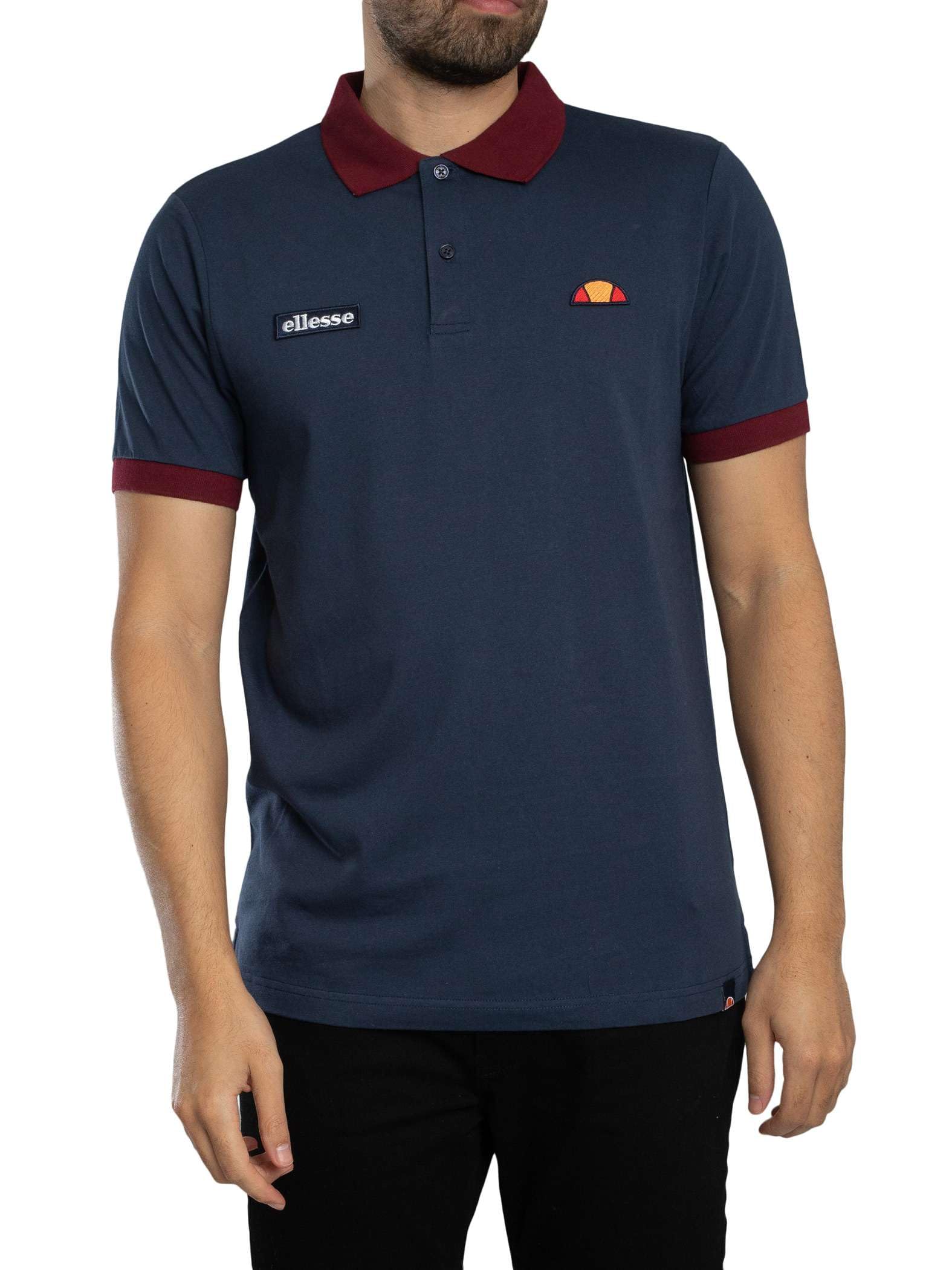 Ellesse Men's Navy Lessepsia Polo Shirt