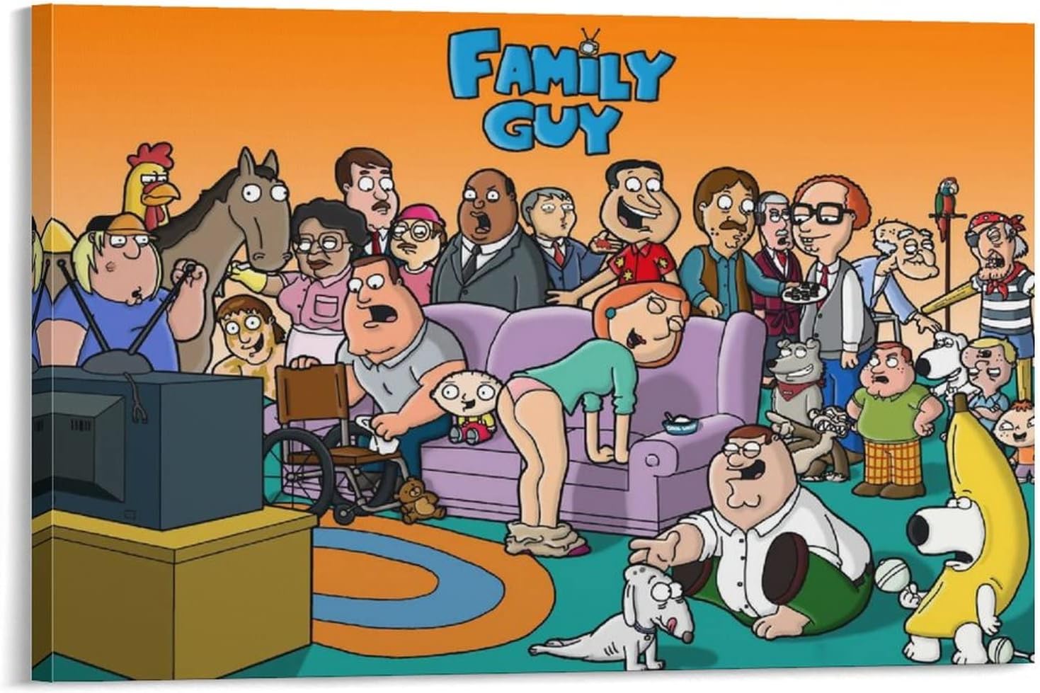 Amazon Co Jp ファミリーガイ9キャンバス絵画ポスター壁アート写真プリントモダンファミリー寝室の装飾ポスターx30inch 50x75cm ホーム キッチン Amazon Co Jp ファミリーガイ9キャンバス絵画ポスター壁アート写真プリントモダンファミリー寝室の装飾ポスターx30inch 50x75cm ホーム キッチン