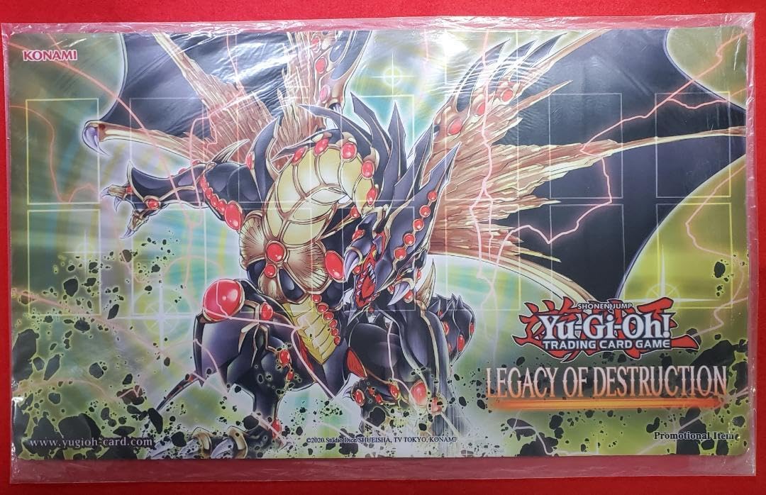 遊戯王 公式 プレイマット 破壊竜ガンドラG 本物破壊竜ガンドラG プレイマット EU版 遊戯王】 破壊竜