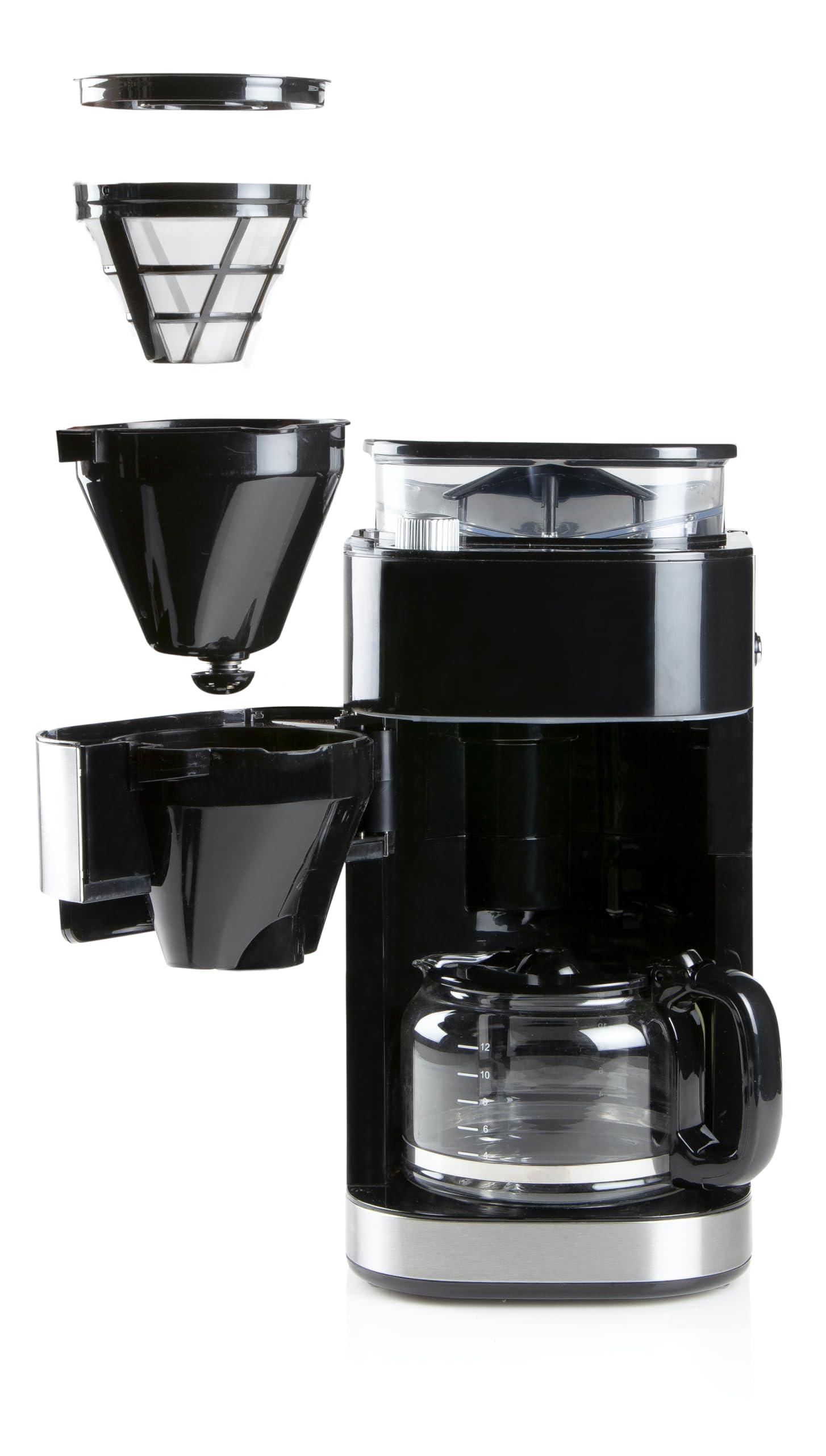 CAFETERA DE FILTRO DOMO GRIND AND BREW DO721K, DO721K