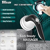 Vista 4 de Masajeador de celulitis, máquina para esculpir grasa del estómago, removedor de celulitis de mano para esculpir vientre, muslo, trasero, masajeador