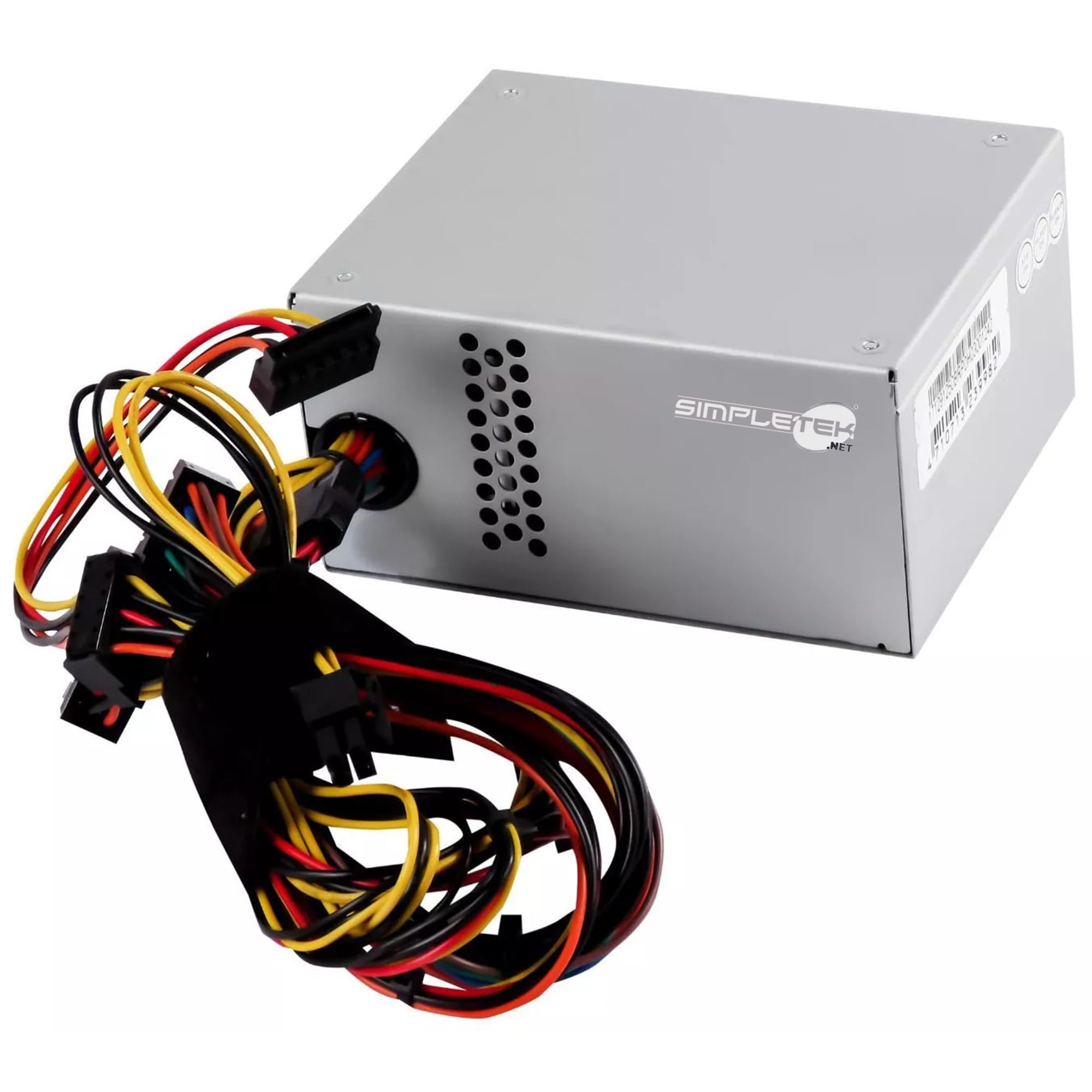SIMPLETEK - Case PC BT-02B-U3 Mini Tower SFF SFX ITX | 2x USB 3.0 + Audio Frontali | Slot Ventole 80mm + 2x 60mm + 3,5" + 5,25" + 2,5" + PCI | Alimentatore PSU 350W Incluso (Ricondizionato)
