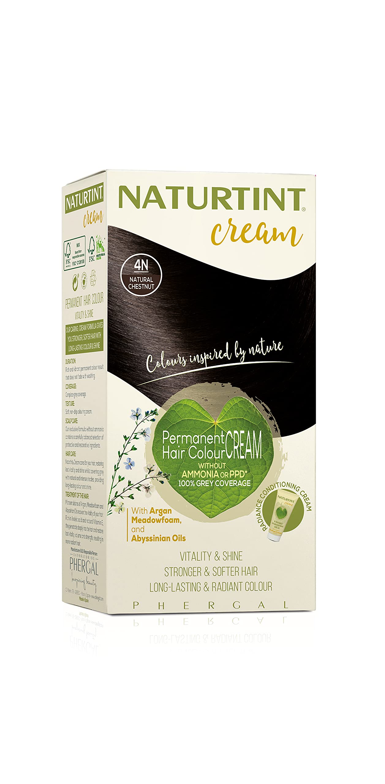 Naturtint Permanent Colour Cream 4N Natural Chestnut