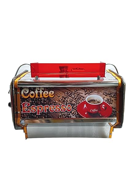 KIING Espresso Coffee Machine 18 inch with Autocut Capacity 5-6 Lite 200 Cups at a time for Restaurants, coffee Shops & Banquet Halls
