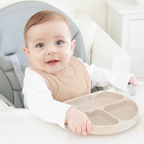 Miniatura 9 de 100% Cotton Muslin Baby Bibs 10-Pack Baby Drool Bibs for Unisex Baby Toddlers Infant Newborns Drooling and Teething