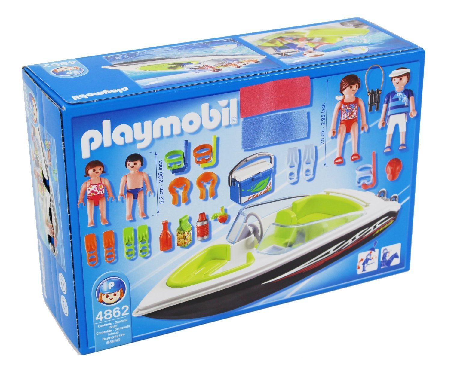 PLAYMOBIL - Lancha Familiar (4862)