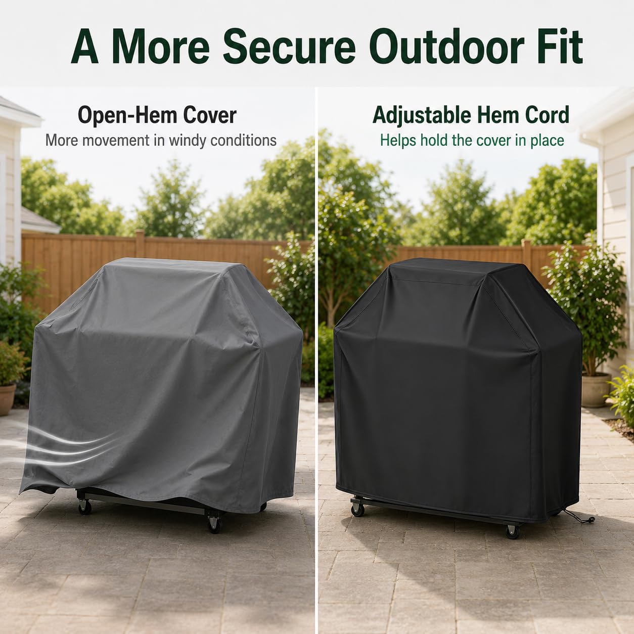 Funda Barbacoa para Barbecook Manua 2 2016-2026 | Tessuto Oxford 210D Impermeabile Resistente UV Polvere Neve Vento Facile Da Pulire Copertura Esterno