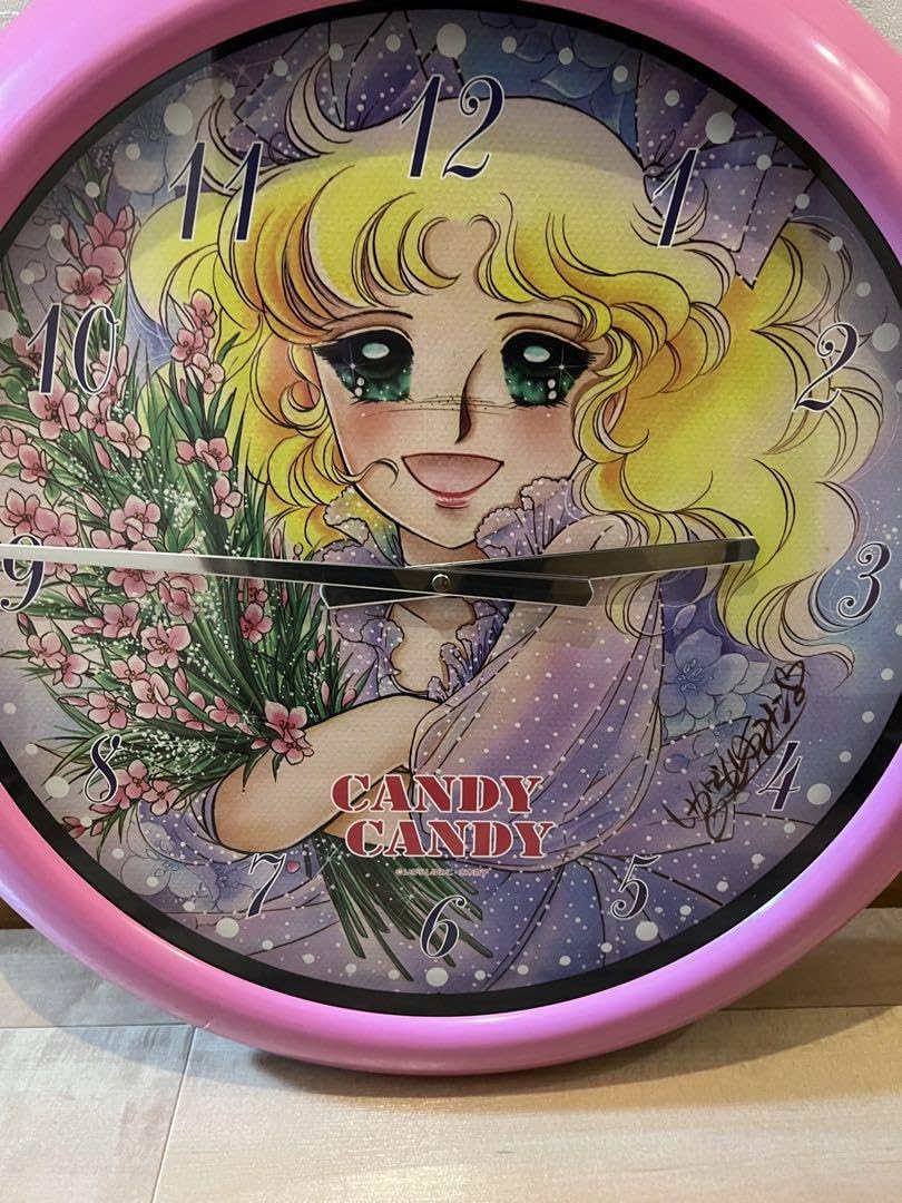 キャンディキャンディ特大アニバーサリークロック ☆キャンディキャンディ☆いがらしゆみこ☆アニバーサリー特大クロック