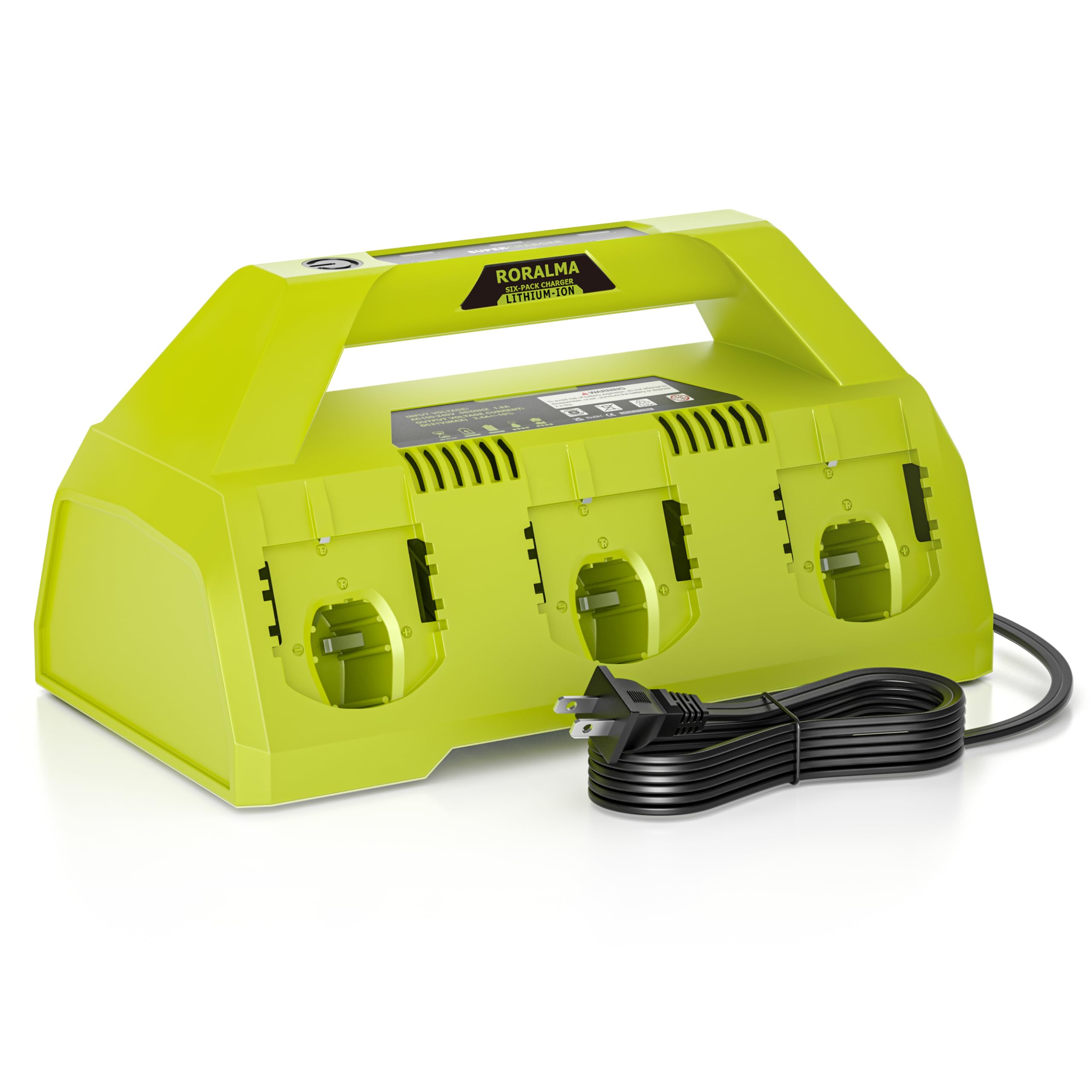 Ryobi Battery Charger 18V Ports Rapid Charger Station For Ryobi