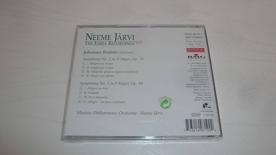 Amazon.co.jp: Brahms;Symphonies Nos. 2&3: ミュージック