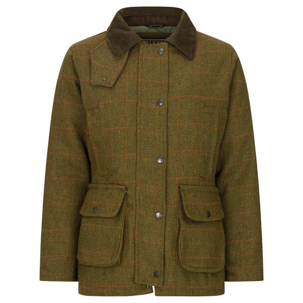 Walker and Hawkes - Hazelwood - Chaqueta de Tweed para Mujer - Abrigo Inspirado en la hípica y la Caza
