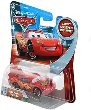 155 Lenticular Eyes Dinoco Lightning McQueen Diecast Vehicle