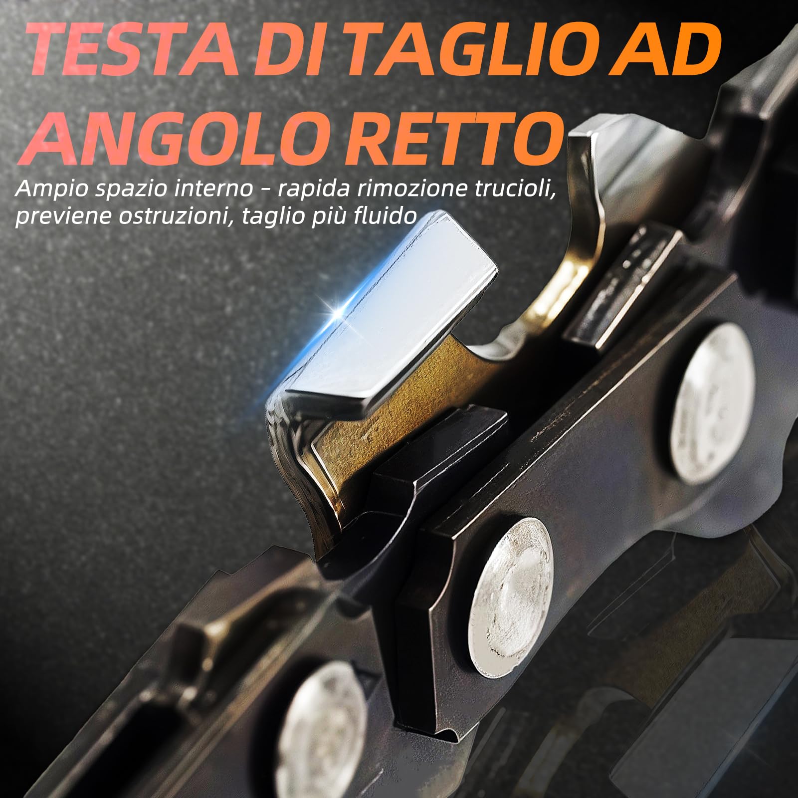 Pacco da 3 catene per motosega da 20" – passo 3/8" LP 1,3 mm 72 TG – Compatibili con Husqvarna 136, 137, 135, 142 – Ricambio di qualità per lama da 20 pollici (20" 72 maglie 3/8"LP 136/137)
