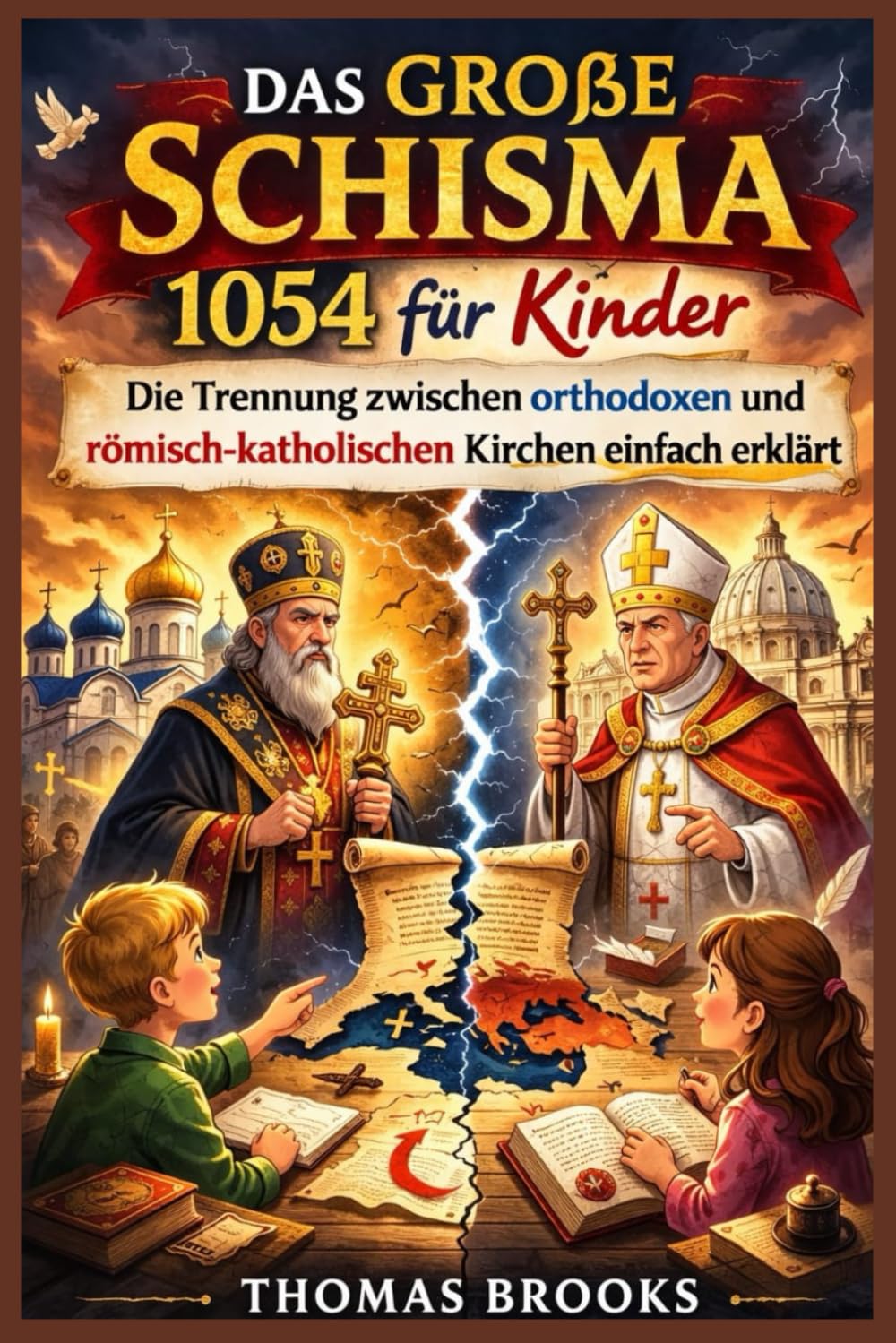 DAS GROSSE SCHISMA 1054 für Kinder: Die Trennung zwischen orthodoxen und römisch-katholischen Kirchen einfach erklärt