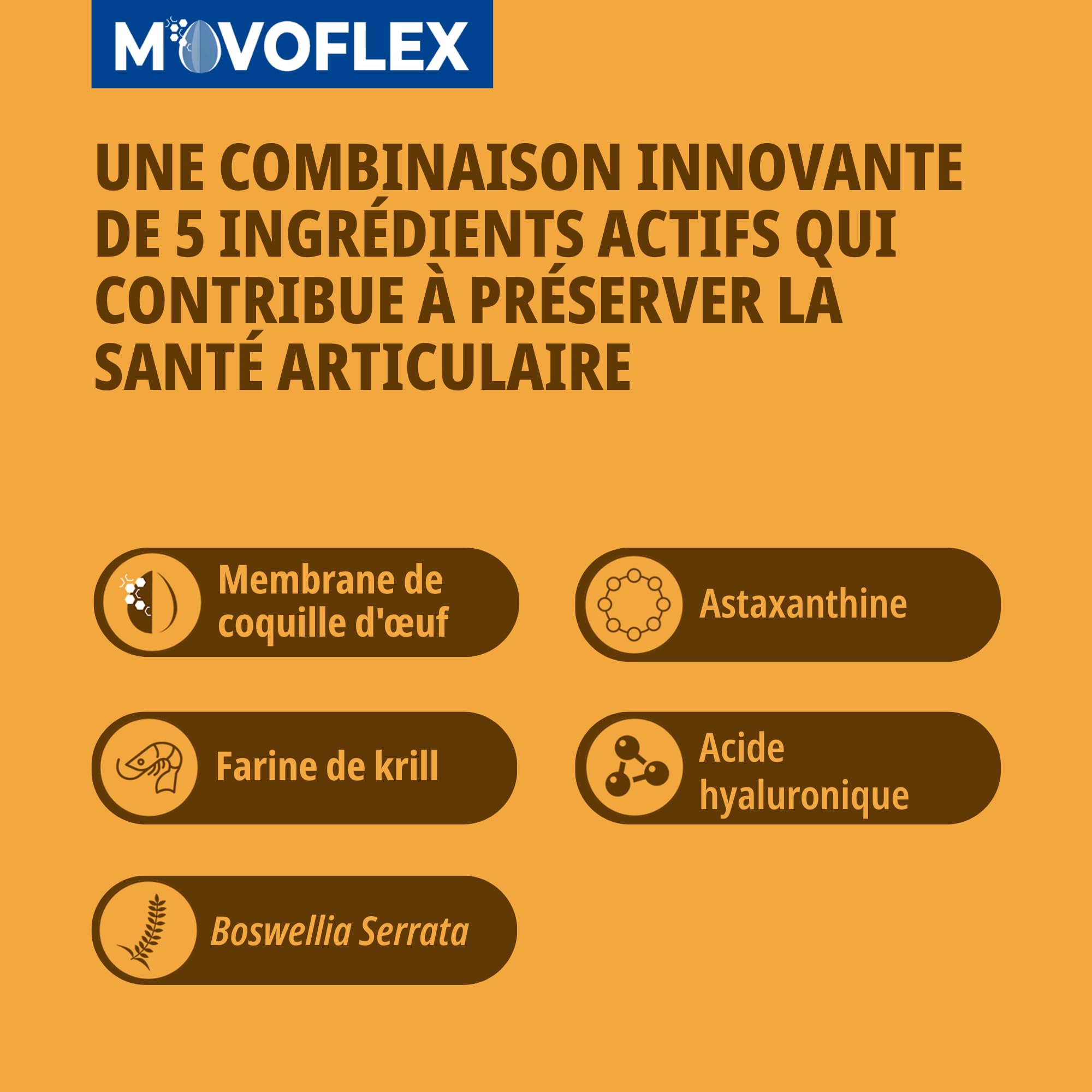 Movoflex Soft Chews | 30 pezzi | Per cani di oltre 35 kg | Alimento complementare per la salute delle articolazioni | Per mantenere le strutture articolari | Con acido ialuronico