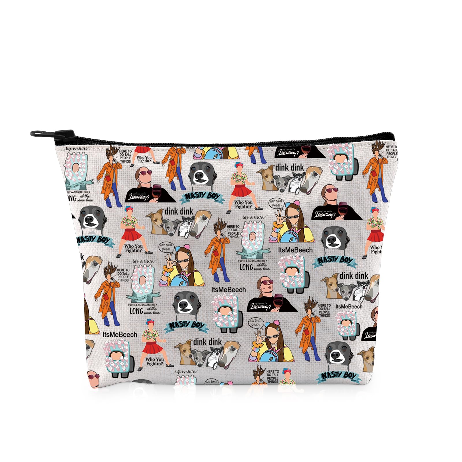 G2TUP J M Inspired Gift Nasty B Makeup Bag J Marbles Cosmetic Bag J Marbles Fan Gift Internet Celebrity Merch (Nasty B MB)