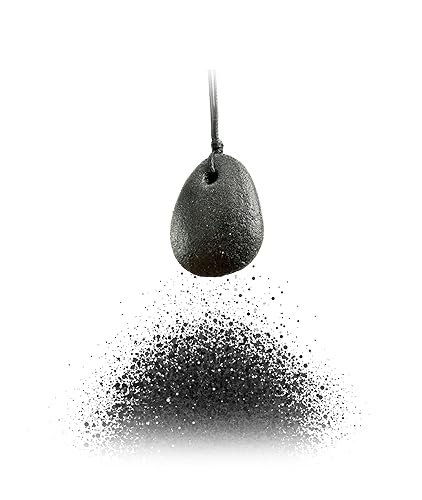 Black Sand Necklace with Magnetic Energy. Lodestone sand necklace. Ocean Black Sand.%100 Handmade -%100 Unique.