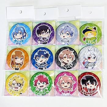 Amazon.co.jp: カラフルピーチ からぴち 缶バッジ コンプリート 12点