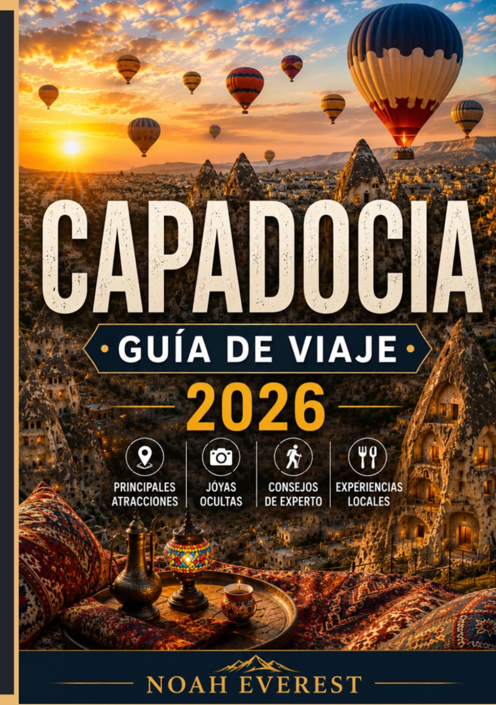 CAPADOCIA GUÍA DE VIAJE 2026: Tu guía completa para la tierra de las chimeneas de hadas, Hoteles cueva, globos aerostáticos y maravillas antiguas