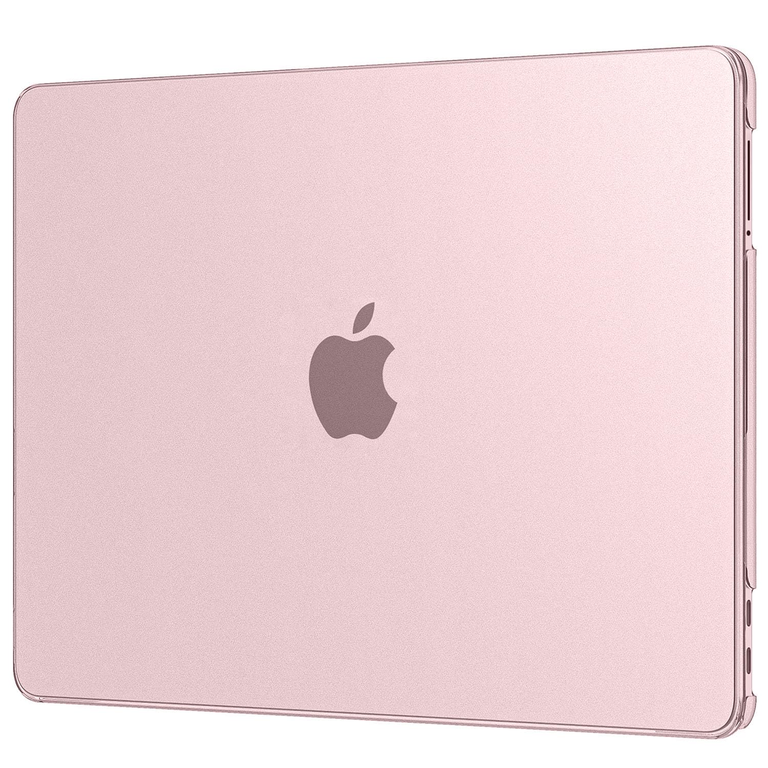 EooCoo Compatibile con Cover MacBook Neo 13 Pollici 2026, (A18 Pro, A3404) Colore Ufficiale Corrispondente al 100%, Antigraffio, Custodia Rigida Protettiva per Laptop - Rosa pastello Opaco