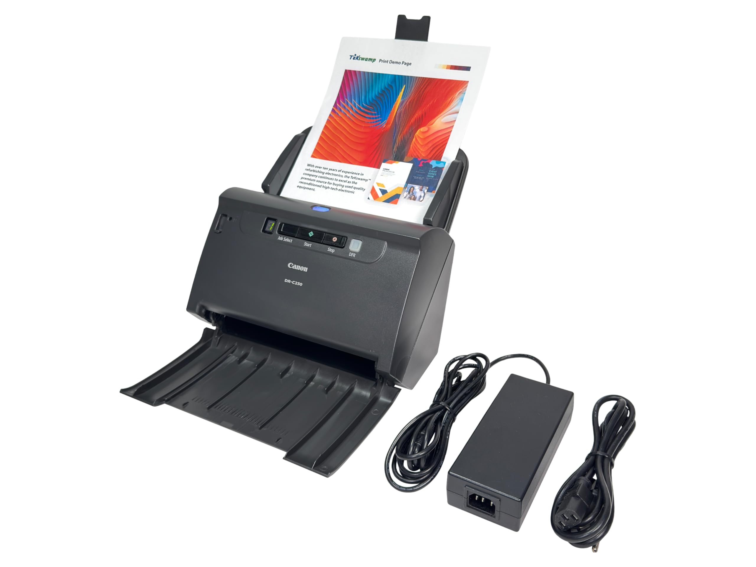 imageFORMULA DR-C230 Document Scanner | Double-sided Scanning with USB for Home & Office | 60 sheet ADF | 30 Pages Per Min | With Canon CaptureOnTouch Software