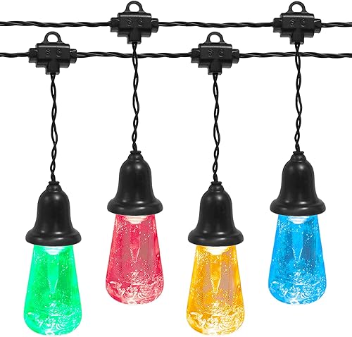 Guirnalda de luces para exteriores de 60 pies, estilo vintage, inastillables, resistentes a la intemperie, para bodas, fiestas, vacaciones, Navidad,