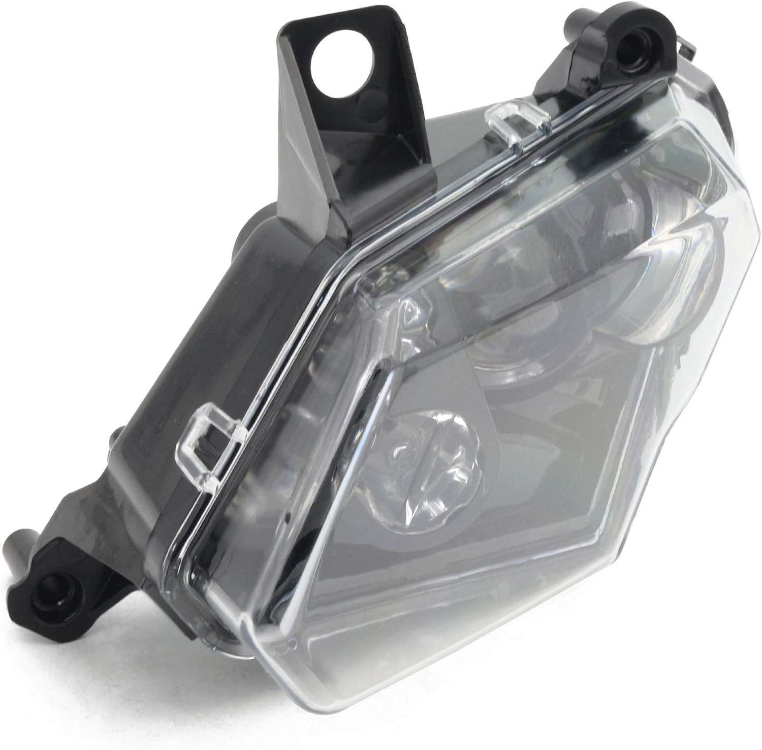 LED Driver Headlight Assembly Clear Lens Compatible with Can Am Maverick X3 Max X3 R Turbo DPS 2017-2018