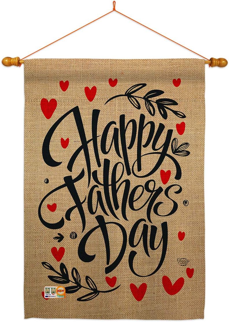 Special Father Day House Flag Family Dad Daddy Papa Grandpa Best Parent Sibling Relatives Grandparent Small Decorative Gift Yard Banner Made In USA 28 X 40