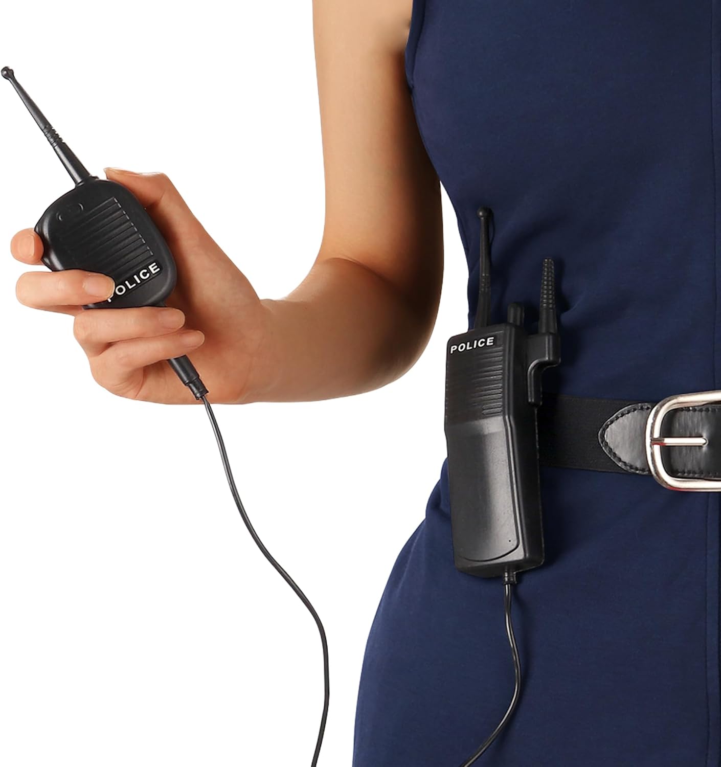 Police Costume Accessories Police Hat Badge Sunglasses Set Halloween Cop Swat Costume - Image 4