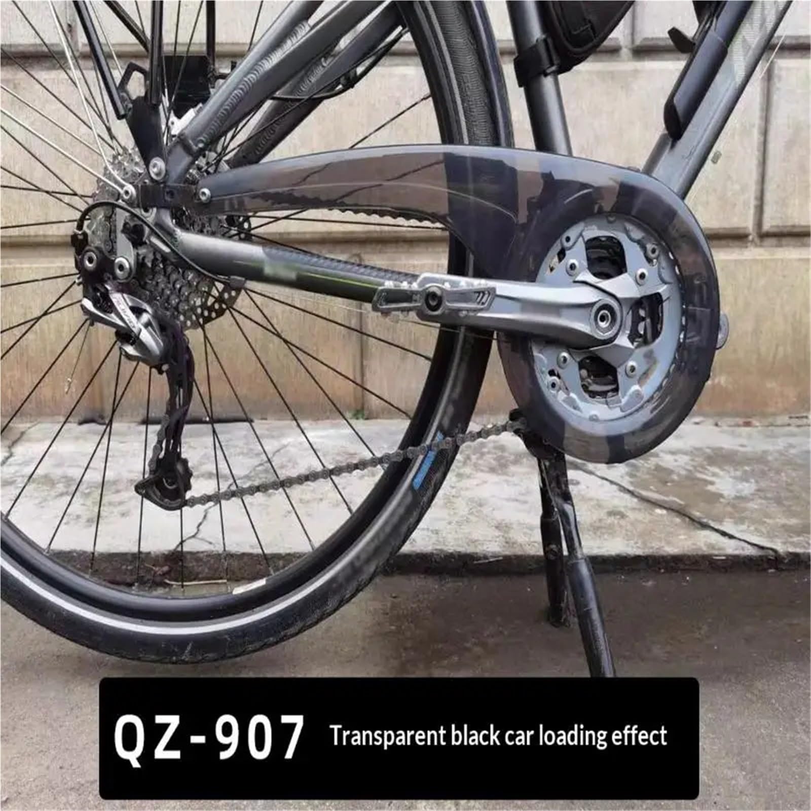 Copricatena Bicicletta 1 Set di Protezione Universale for Catena for Bici, Copertura in plastica PP for Scatola di Protezione Grande for Corona 40-46T
