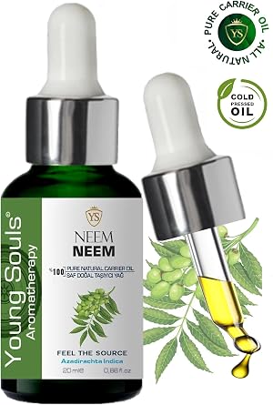 Young Souls Aromatherapy Neem Carrier Oil Neem Vegetable Fixed Oil 20 ml