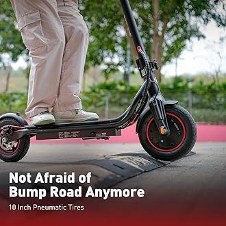 iScooter Electric Scooter Adults & Big Kids, 500/650 Peak Power, Up to 15/18/25 Miles Range, 19/22/25 MPH Top Speed, Cruise Control, Dual Braking System, Foldable E Scooter for Commuting & Campus Use