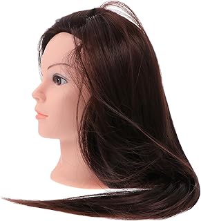 Beavorty Practice Mannequin Head Braid Wig Hair Mannequin Hairdressing Dolls Head Mannequin Doll Head Mannequin Hairstyles Manikin Doll Head Salon Mannequin Head Long Hair Head Model Hair