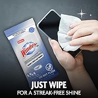 Vista 6 de Toallitas de limpieza electrónica Windex, toallitas para pantallas prehumedecidas para televisores, teléfonos y otros dispositivos electrónicos