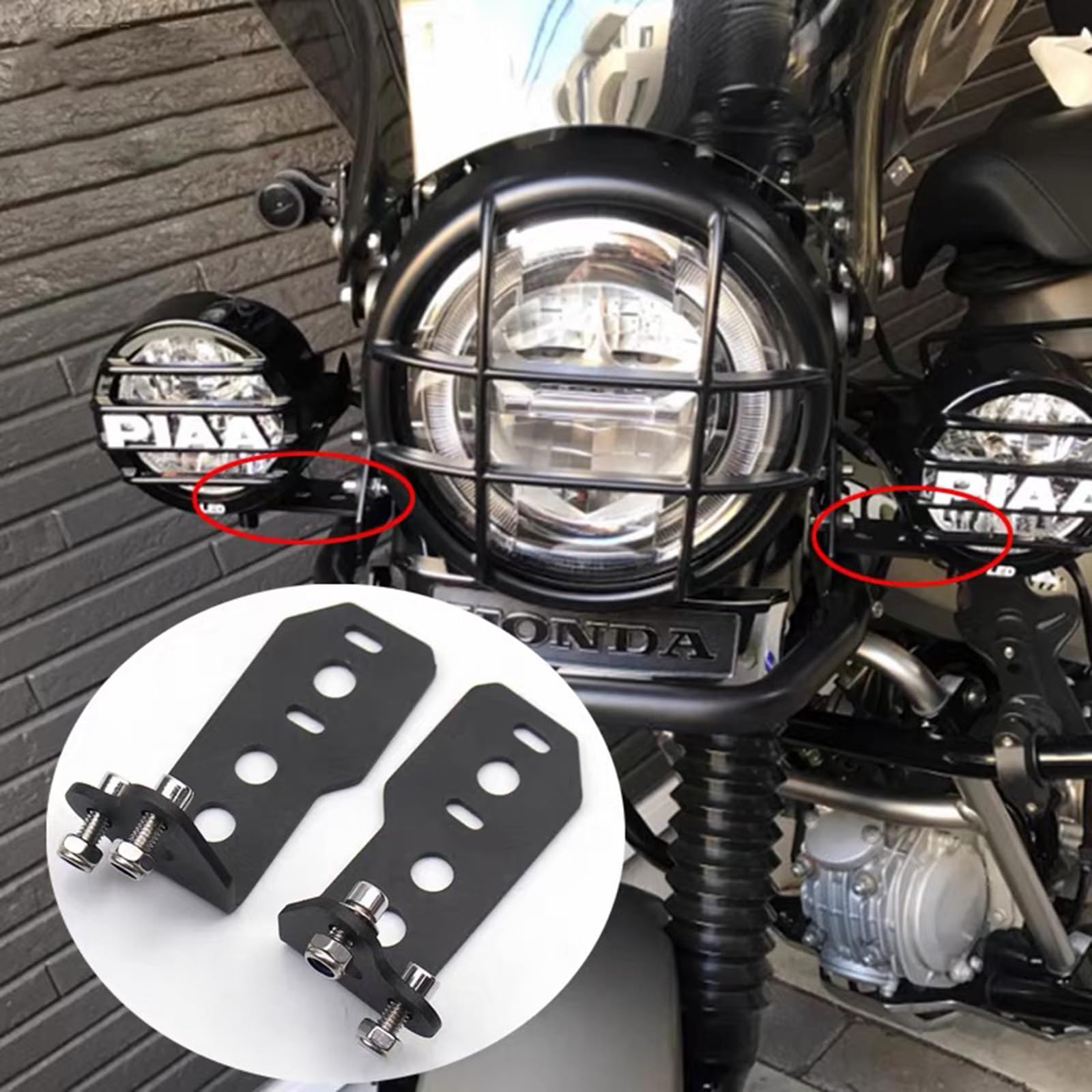 Amazon.co.jp: RIDEKAIRENハンターカブ CT125(JA55/JA65)専用 取り付け