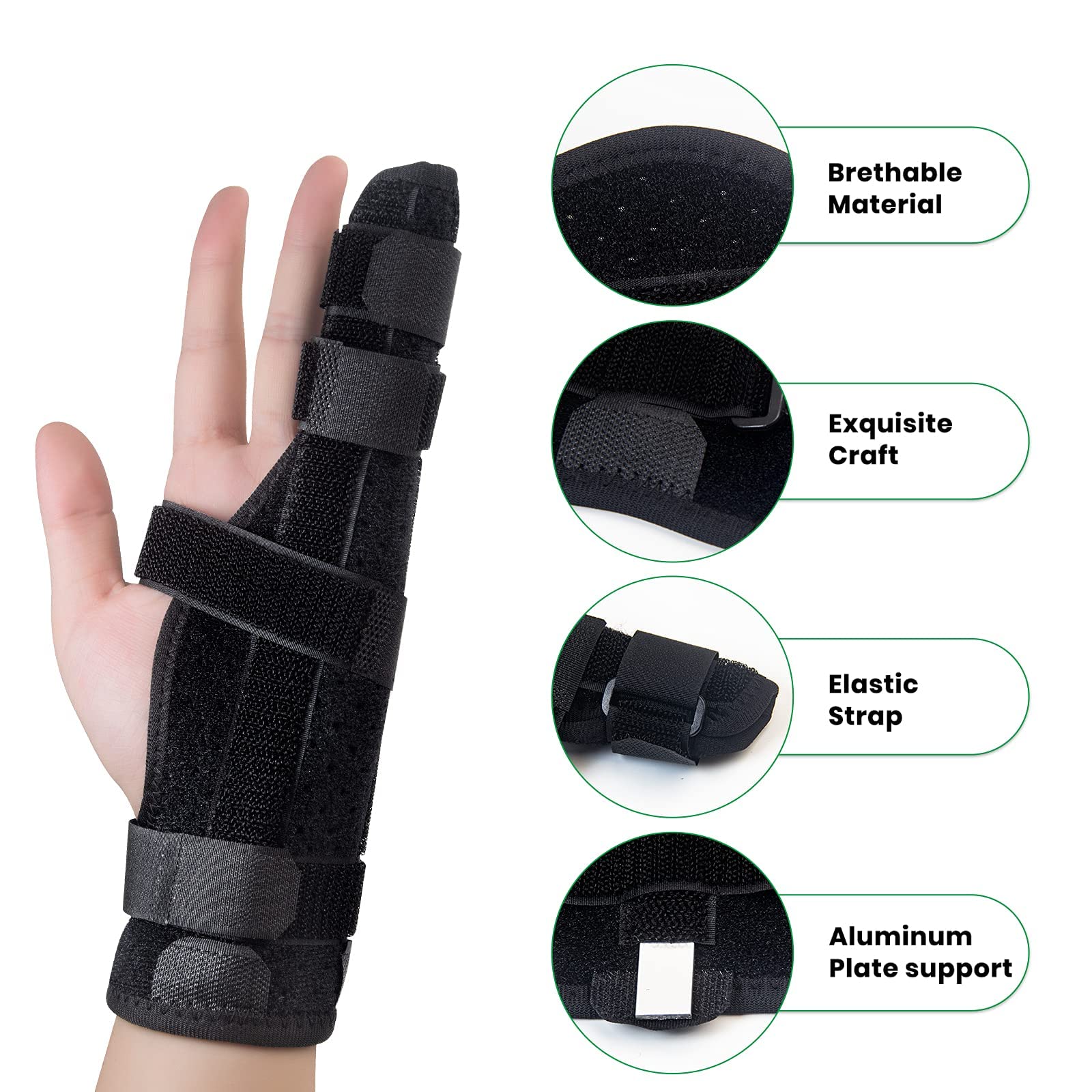 Hand Brace with Finger Support Finger Brace Pinky Finger Splint Brace