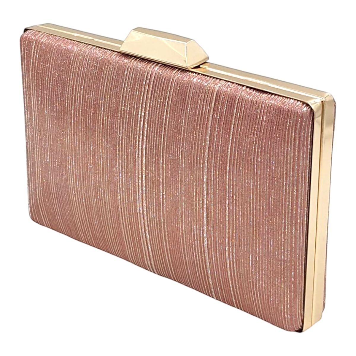 WISEWALKER Women and Girls Premium Look Hand Clutch Box | Party Clutch | Bridal Clutch | Sling Bag Box Ladies Clutch with Chrome Frame Stylish Heavy Push Lock & Sling Chain Clutches (PINK) (B0DB62H6QG) Amazon Price History, Amazon Price Tracker
