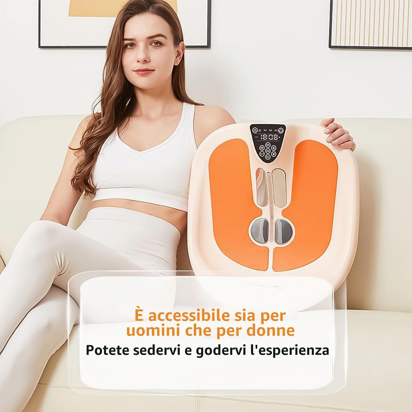 Allenatore del pavimento pelvico per donne con tecnologia EMS, 3 modalità 5 livelli di intensità toner muscolare, esercitatore di kegel portatile per cure postpartum e benessere pelvico, uso domestico