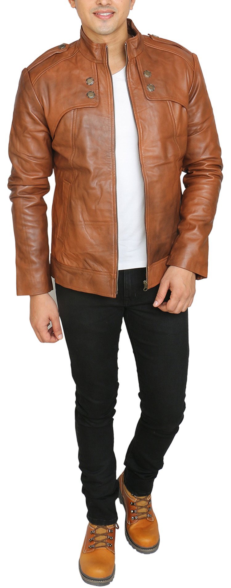 C COMFORTMen’s Leather Jacket