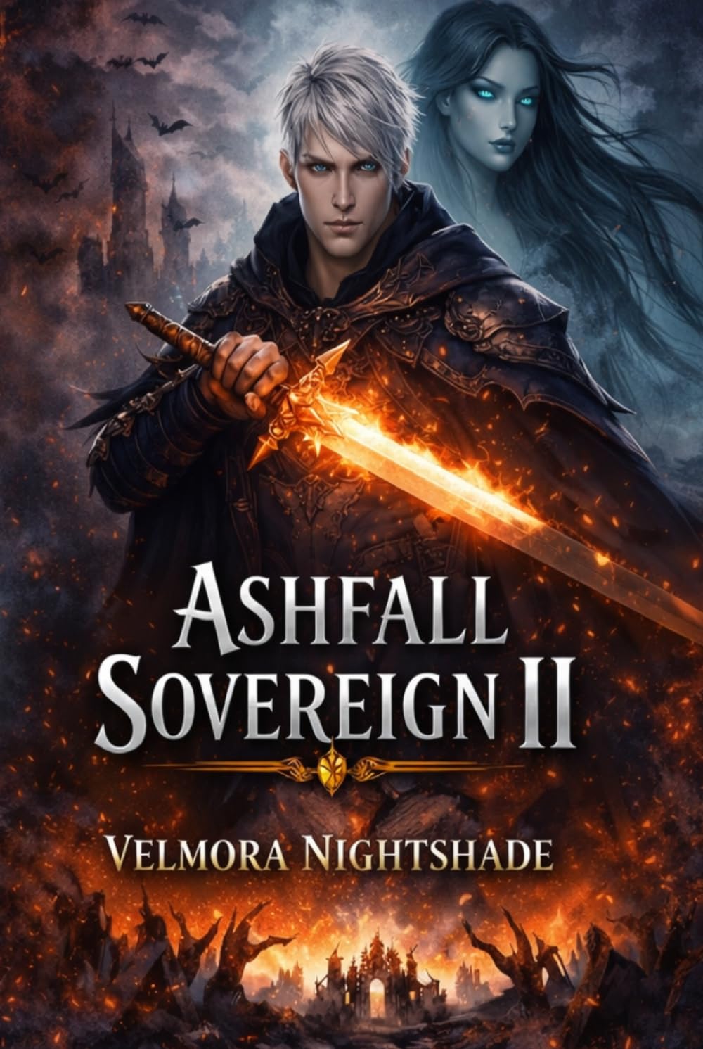 Ashfall Sovereign II: The Fractured Throne: A Grimdark Tale of Power, Betrayal, and Living Darkness •A Dark Fantasy Saga of Corruption