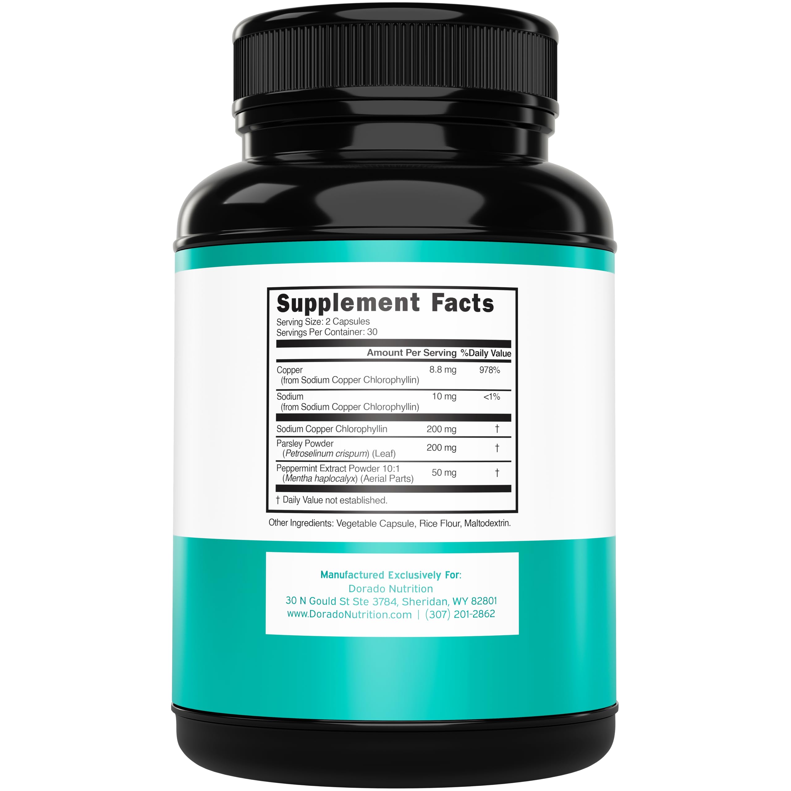 Body Odor Supplement (60 Count) Chlorophyll Capsules for Women & Men - Body Deodorizing Supplement for Skin Health and Digestion Support - Vegan Chlorophyll Pills - Third Party Tested - USA MADE — Amazon image 2