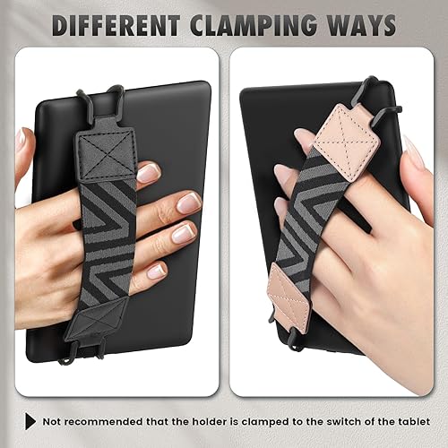 Miniatura 18 de MoKo Correa de mano Kindle para Kindle eReaders Fire de 6 a 8 pulgadas, Kindle/Kobo/Voyaga/Lenovo/Sony Kindle E-Book Tablet, alta elasticidad