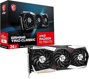 MSI RX 7900 XTX Gaming Trio Classic 24G 320-Bit HDMI/DP Torx Fan 4